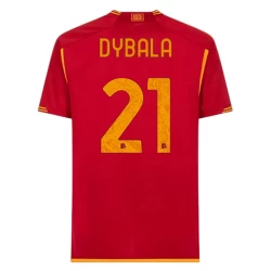 AS Roma Paulo Dybala #21 Voetbalshirt 2023-24 Thuistenue Heren